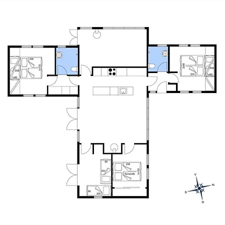 Tatil Evi Bl128-saltum-klaus-bjergsvej-9 *